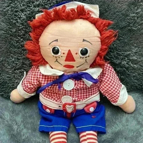 Vintage Raggedy  Andy Teach and Play Doll - Picture 5 of 16